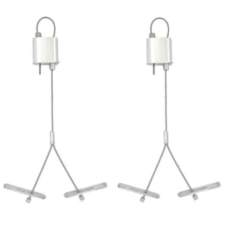 Westgate ADJ. 10FT 1/16in DOUBLE SUSPENSION KIT WITH Y ENDS AND HEAVY-DUTY LOCKING HOOKS, LOOP GRIPPER SCL-GTY10